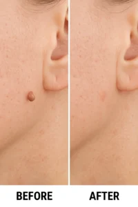 Skin tags removal Walsall before and after