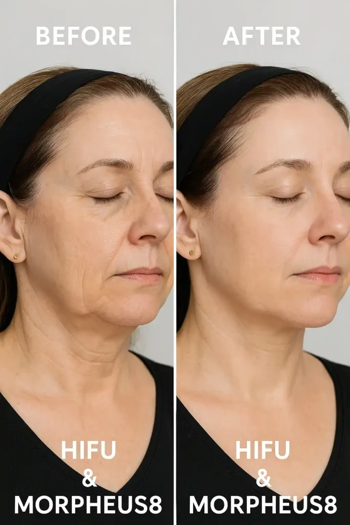 HIFU & Morpheus8 treatment results Walsall - book in today!
