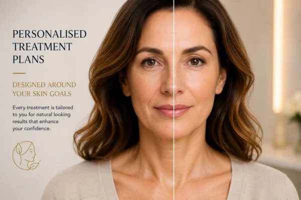 Before and after results of Collagen Lift Therapy Walsall