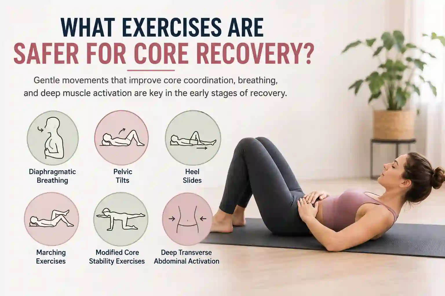 What Exercises Are Safer for Core Recovery Walsall
