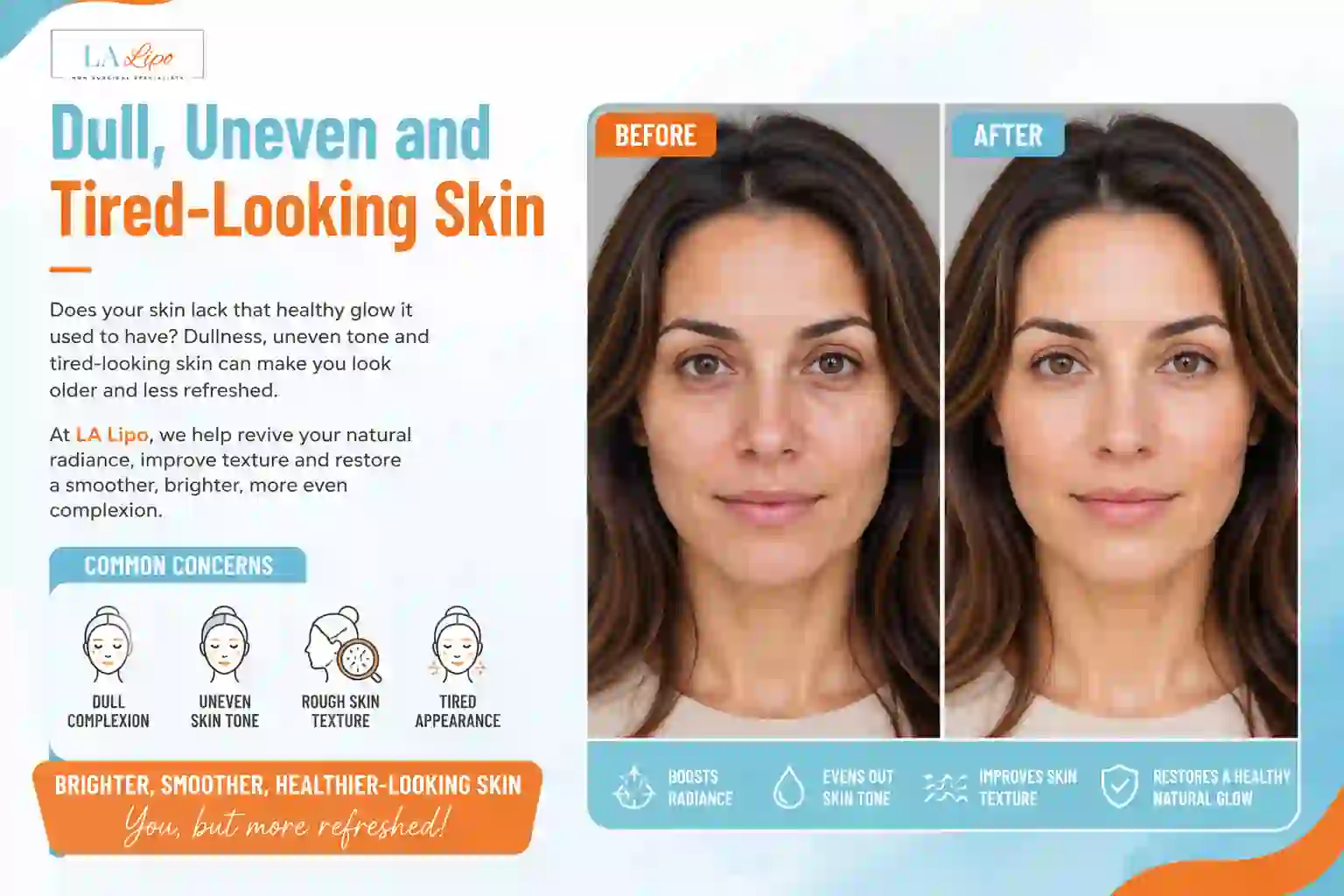 Sign #5: Dull, Uneven and Tired-Looking Skin Walsall